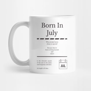 Born in July Mug